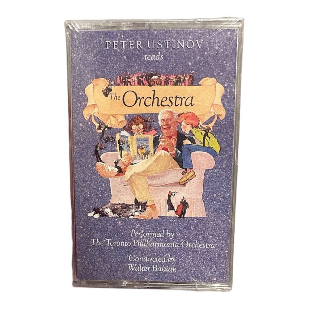 Peter Ustinov Reads The Orchestra cassette tape by The Toronto Philharmonia